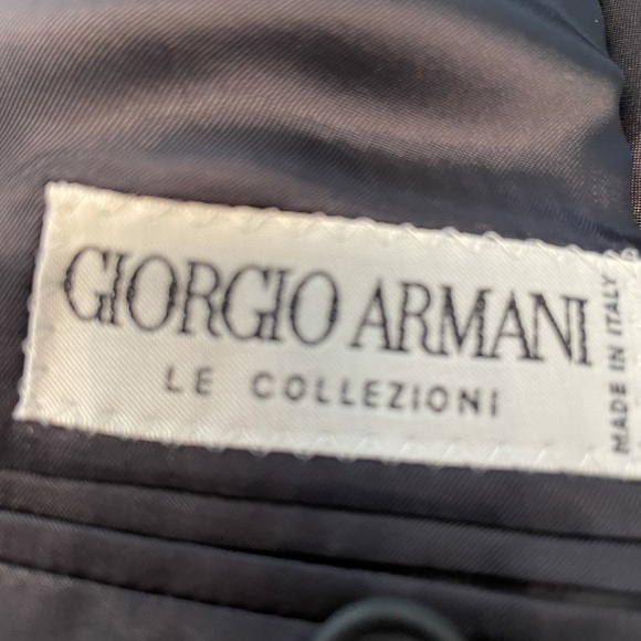 Giorgio Armani Virgin Wool Mild pinstripe Made in Italy Perfect! 41 R - Picture 5 of 13